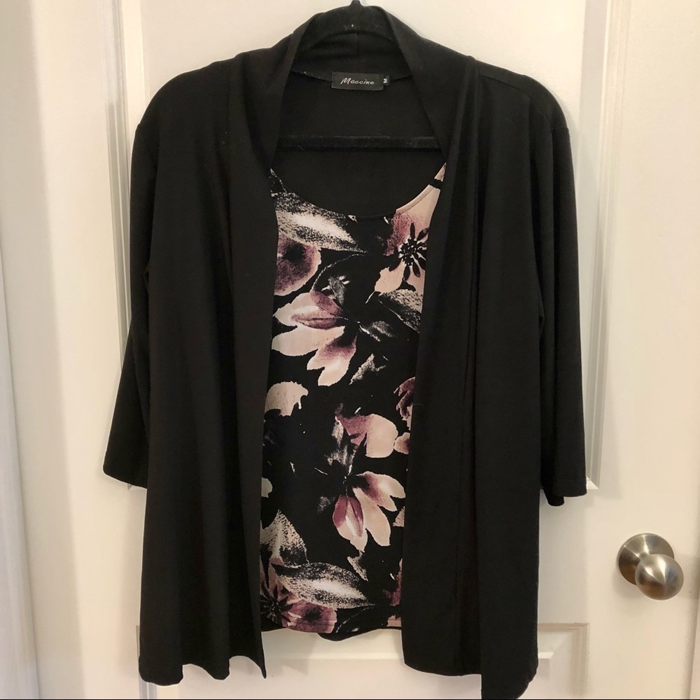 Faux jacket Tank top